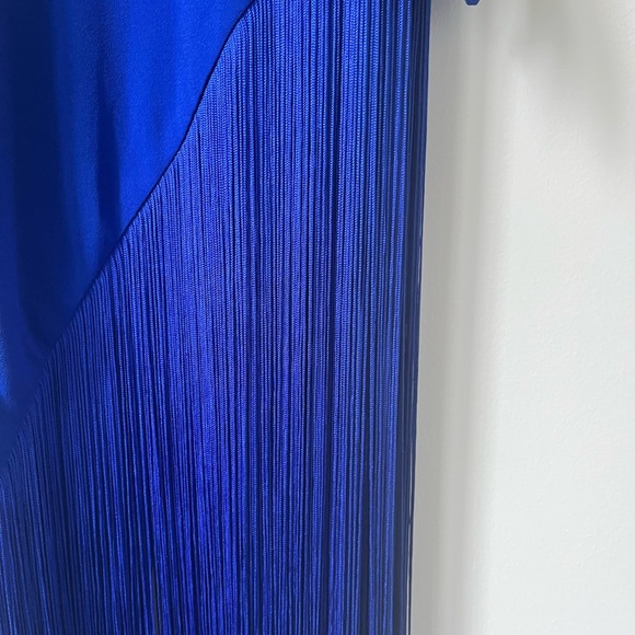 NWT Meshki Yasmin Wrap Over Midi Dress With Fringing - Picture 4 of 5